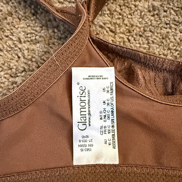 Glamorise Front Close Wonder Wire sexy Bra size 38C - Picture 7 of 8